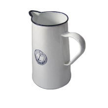 2.2L Enamel Water Jug ,Enamel Pitcher with rolled rim